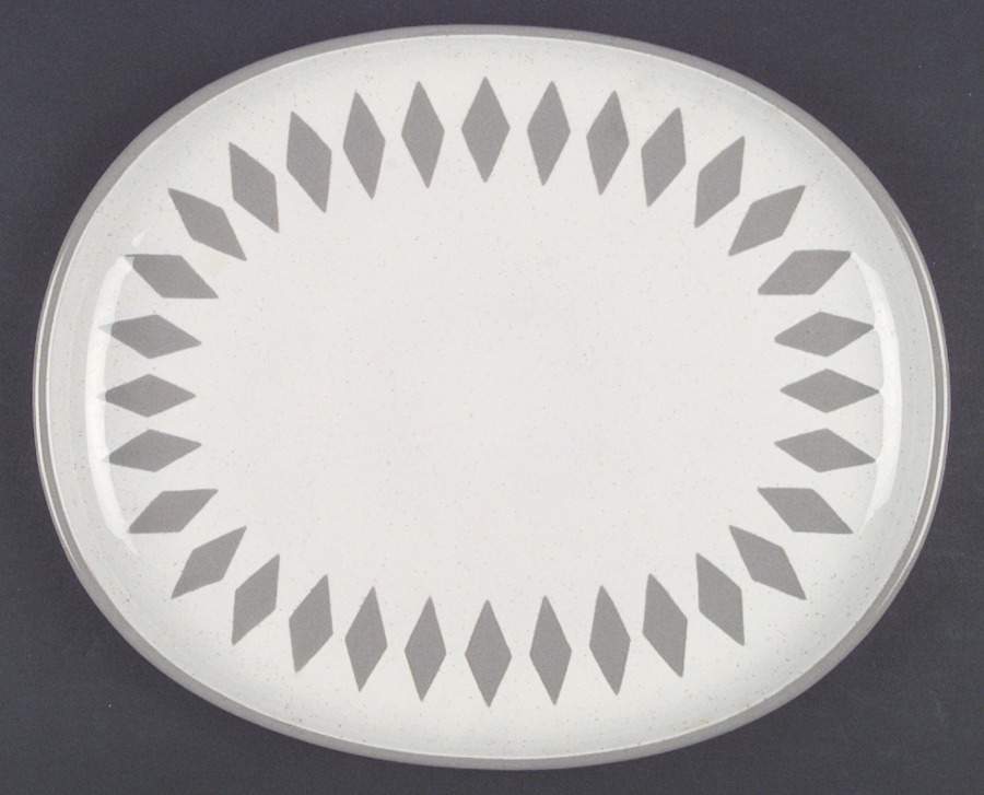 Kimberly 13" Oval Serving Platter by Harker-1