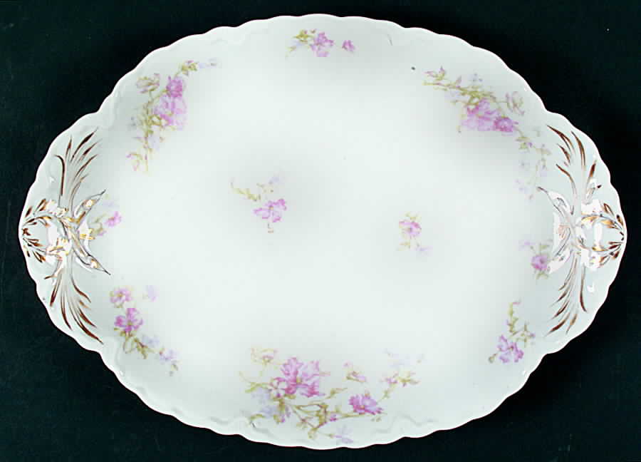 Schleiger 224c 13" Oval Serving Platter by Haviland-1
