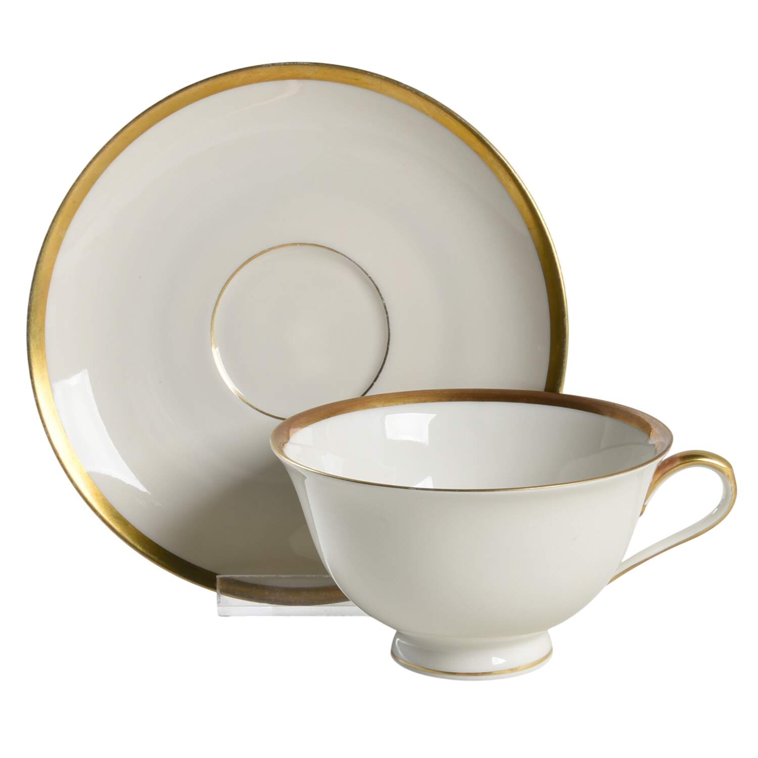 18668 Footed Cup & Saucer Set by Hutschenreuther-1