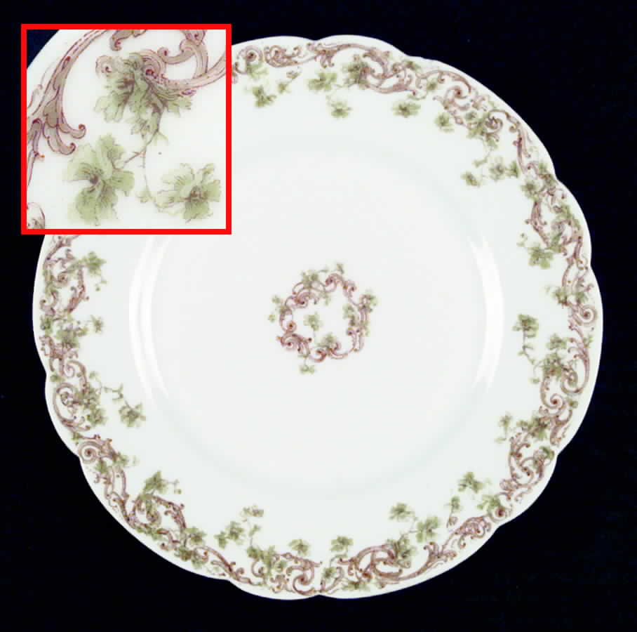 H927 Luncheon Plate by Haviland-1