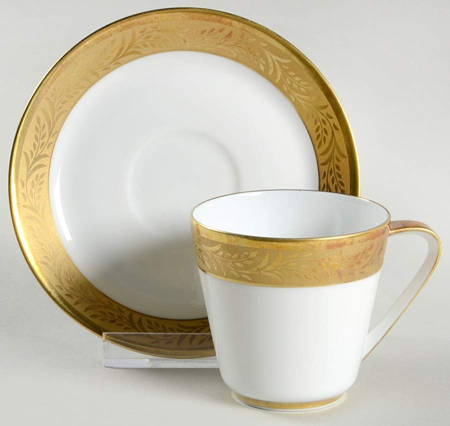 Furstenkrone Flat Demitasse Cup & Saucer Set by Hutschenreuther-1