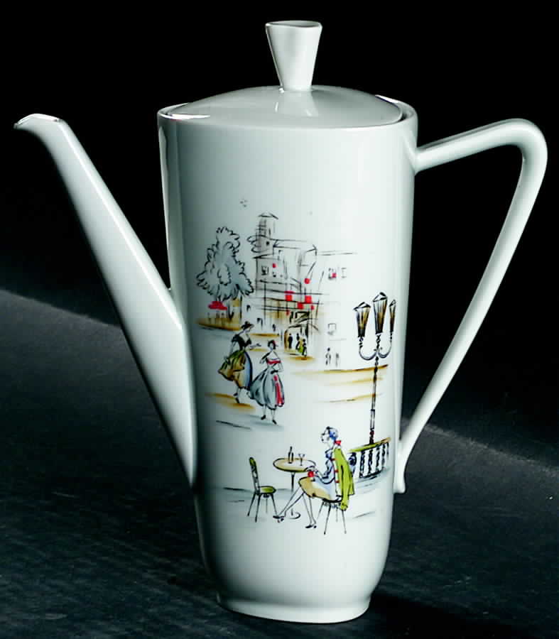 Paris Mini Coffee Pot & Lid by Hutschenreuther-1