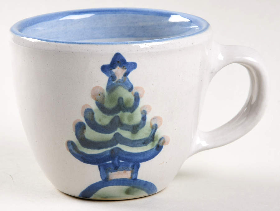 Christmas Flat Cup by M A Hadley-1