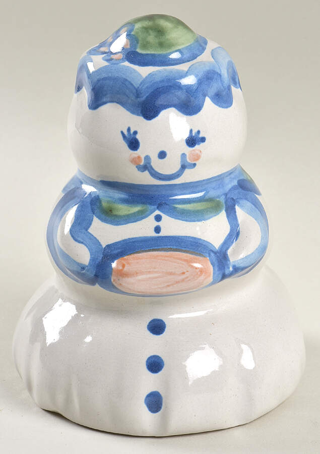 Christmas Snowwoman Figurine by M A Hadley-1