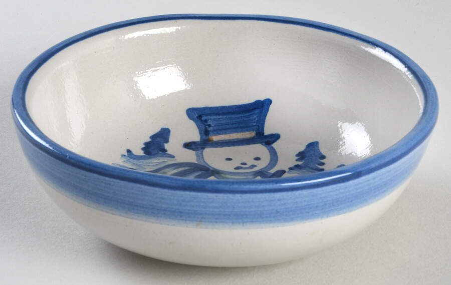 Christmas Coupe Cereal Bowl by M A Hadley-1