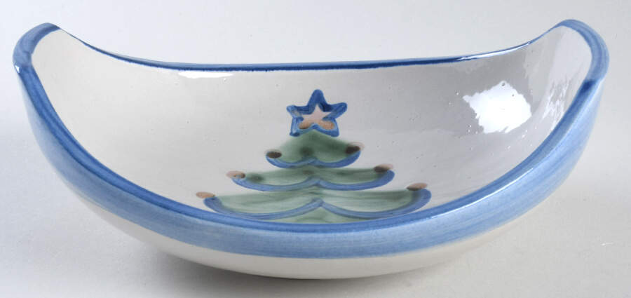 Christmas Venetian Bowl by M A Hadley-1