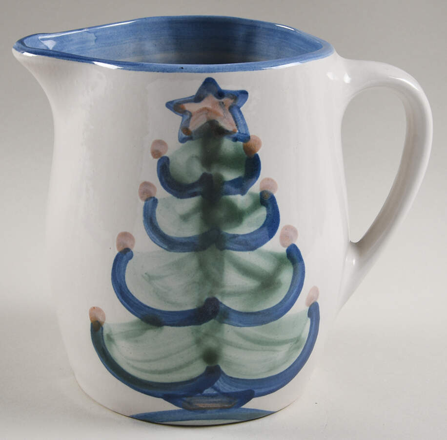 Christmas 48 Oz Pitcher by M A Hadley-1