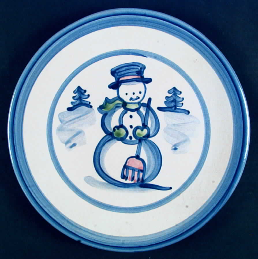Christmas Dinner Plate by M A Hadley-1