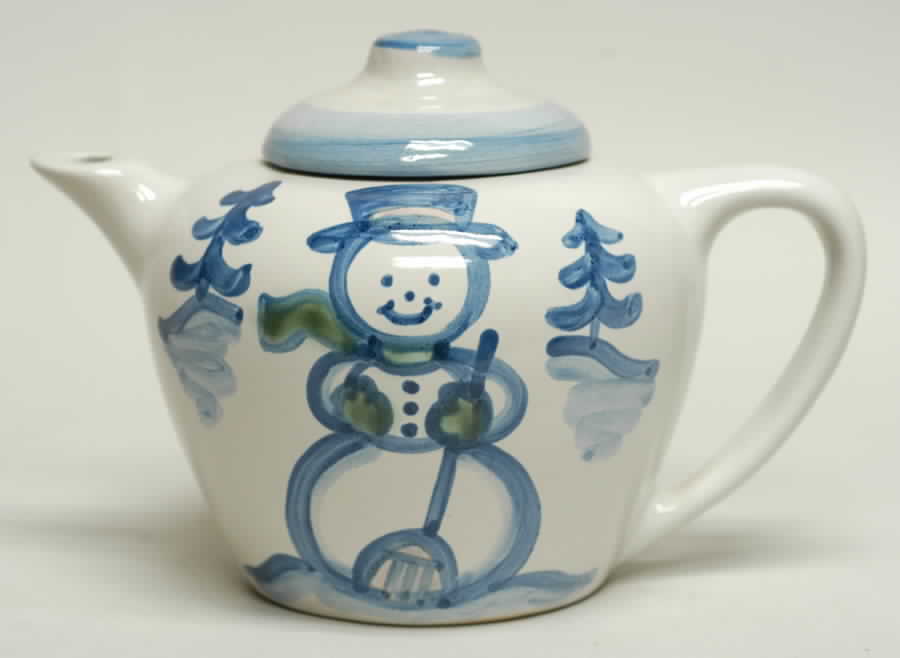 Christmas Teapot & Lid by M A Hadley-1