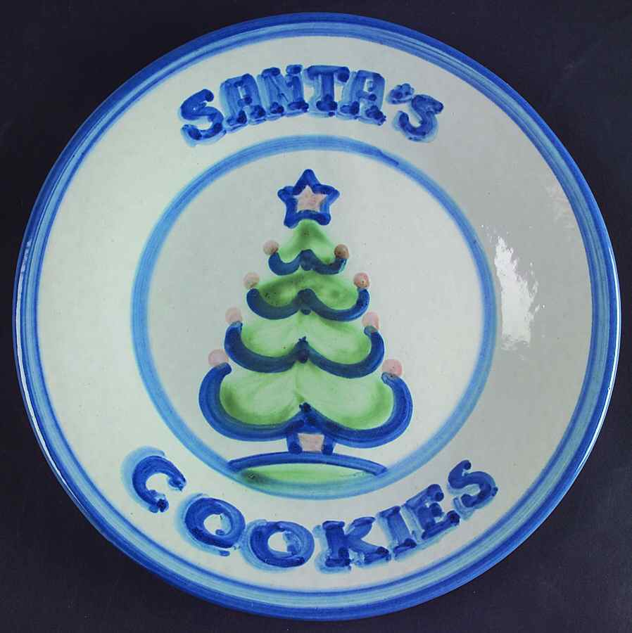 Christmas 8" Cookie Plate by M A Hadley-1