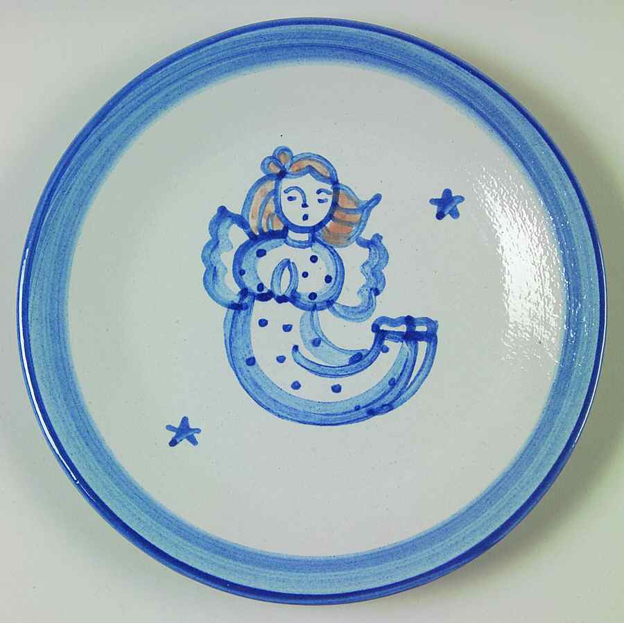 Christmas Salad/Dessert Plate by M A Hadley-1