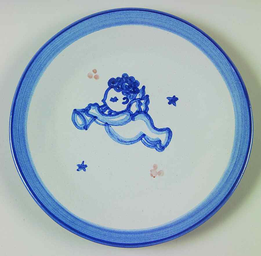 Christmas Salad/Dessert Plate by M A Hadley-1