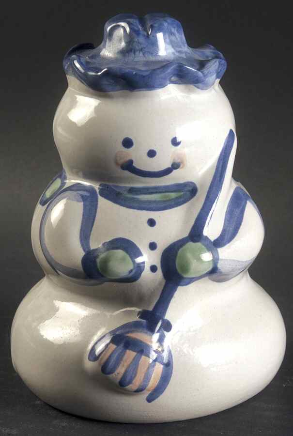 Christmas Snowman Figurine by M A Hadley-1