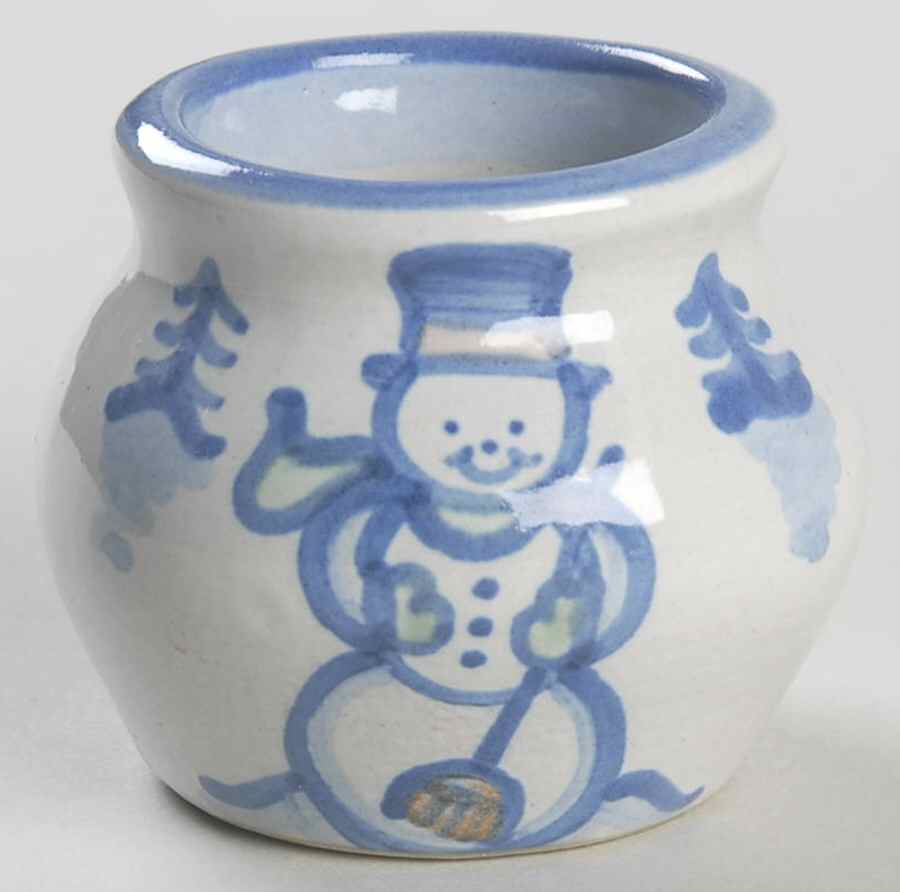 Christmas Mini Open Sugar Bowl by M A Hadley-1