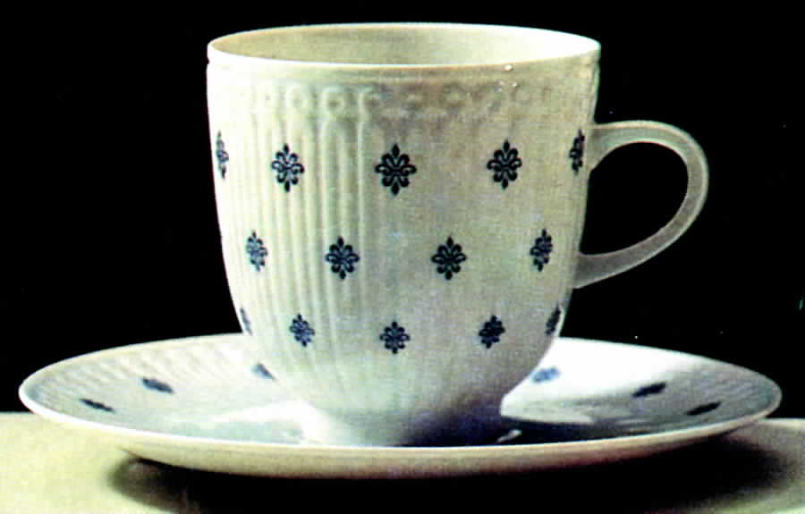 Ornament Flat Cup & Saucer Set by Hutschenreuther-1