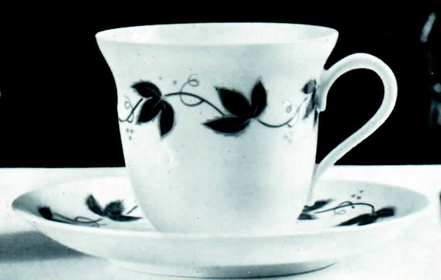 Weinlaub (Classica) Flat Cup & Saucer Set by Hutschenreuther-1