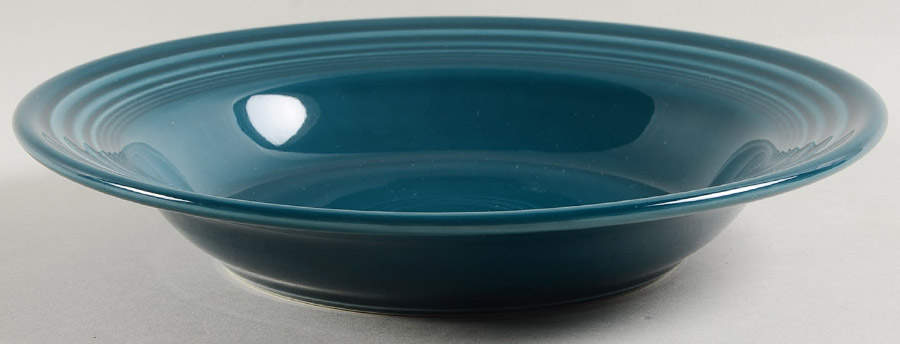 Fiesta Juniper (Intro 1999) Large Rim Soup Bowl by Homer Laughlin -1