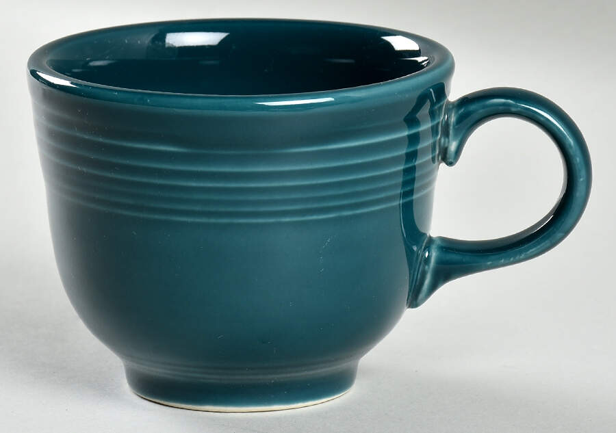Fiesta Juniper (Intro 1999) Flat Cup by Homer Laughlin -1
