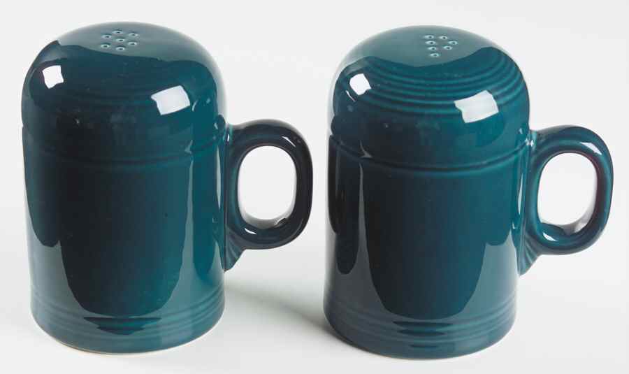 Fiesta Juniper (Intro 1999) Stove Top Salt & Pepper Set by Homer Laughlin -1