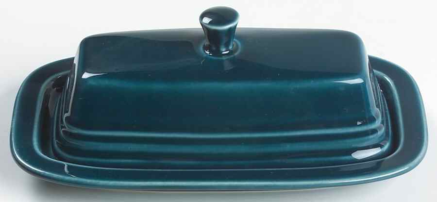 Fiesta Juniper (Intro 1999) 1/4 Lb Covered Butter by Homer Laughlin -1