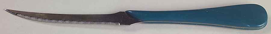 Fiesta Juniper (Intro 1999) Vegetable Knife with Stainless Blade by Homer Laughlin -1