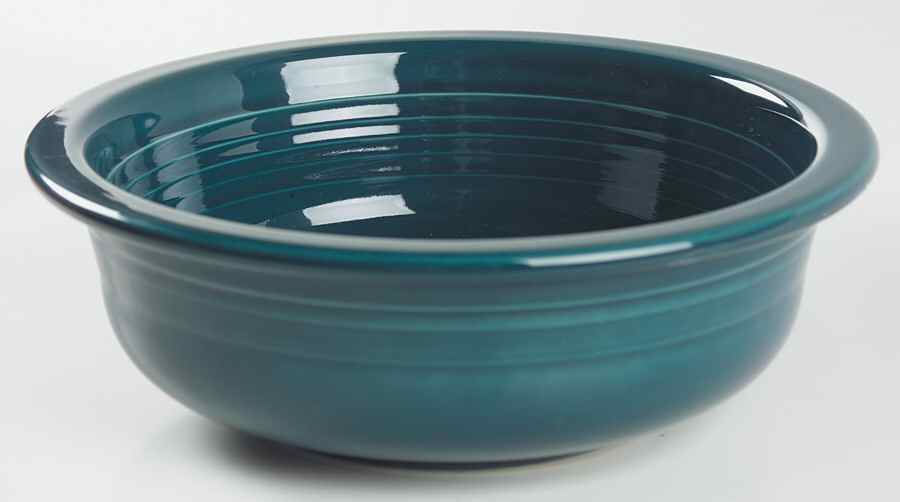 Fiesta Juniper (Intro 1999) 8" Round Vegetable Bowl by Homer Laughlin -1