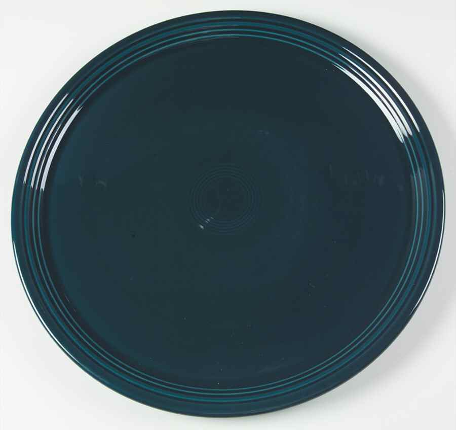 Fiesta Juniper (Intro 1999) 15" Pizza Tray by Homer Laughlin -1