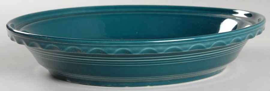 Fiesta Juniper (Intro 1999) Pie Serving Plate by Homer Laughlin -1