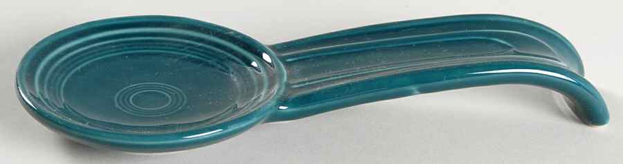 Fiesta Juniper (Intro 1999) Spoon Rest/Holder (Holds 1 Spoon) by Homer Laughlin -1