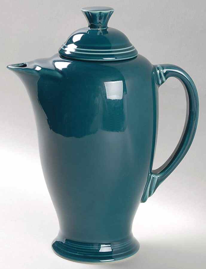Fiesta Juniper (Intro 1999) Coffee Pot & Lid by Homer Laughlin -1