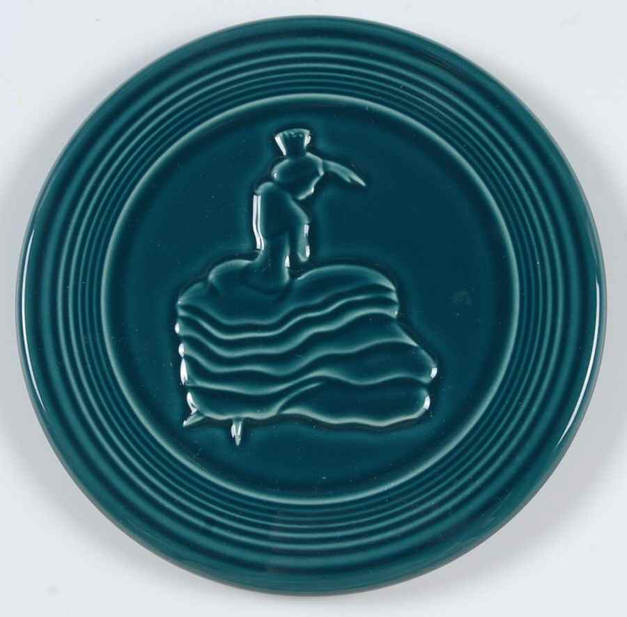 Fiesta Juniper (Intro 1999) Trivet by Homer Laughlin -1