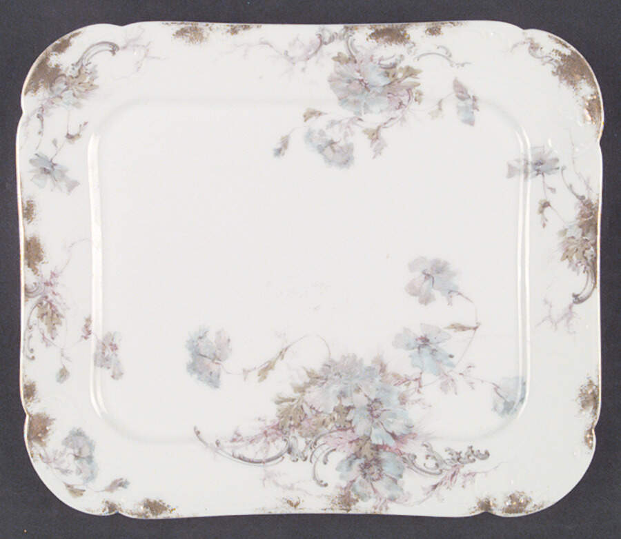 Schleiger 226r 9" Rectangular Serving Platter by Haviland-1