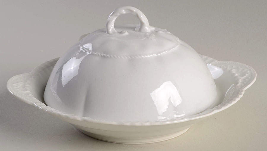 Schleiger 123 Round Covered Butter by Haviland-1