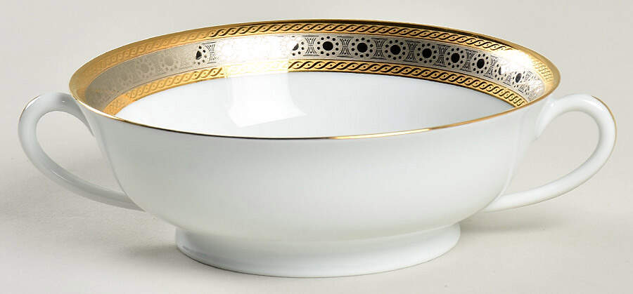 Place Vendome Flat Cream Soup Bowl by Haviland-1