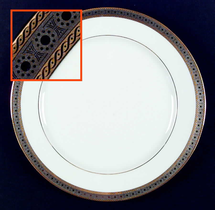 Place Vendome Large Dinner Plate by Haviland-1