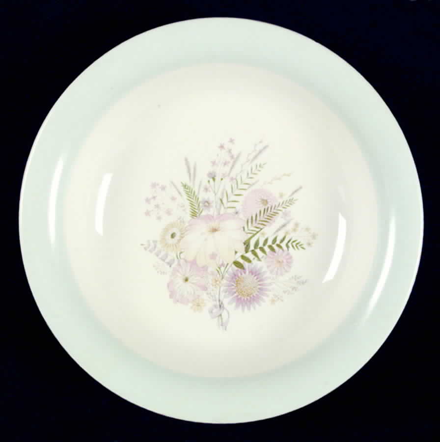 Belles Fleurs Rim Soup Bowl by Homer Laughlin -1