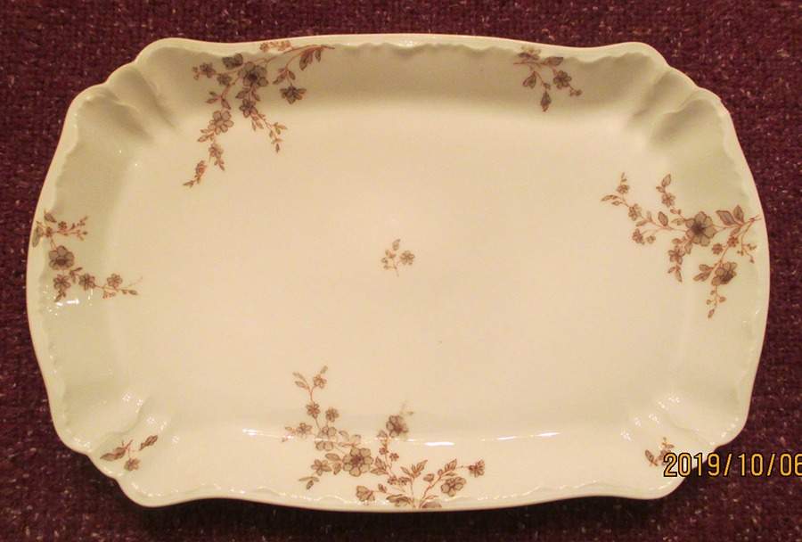 Schleiger 1156-6 12" Rectangular Serving Platter by Haviland-1