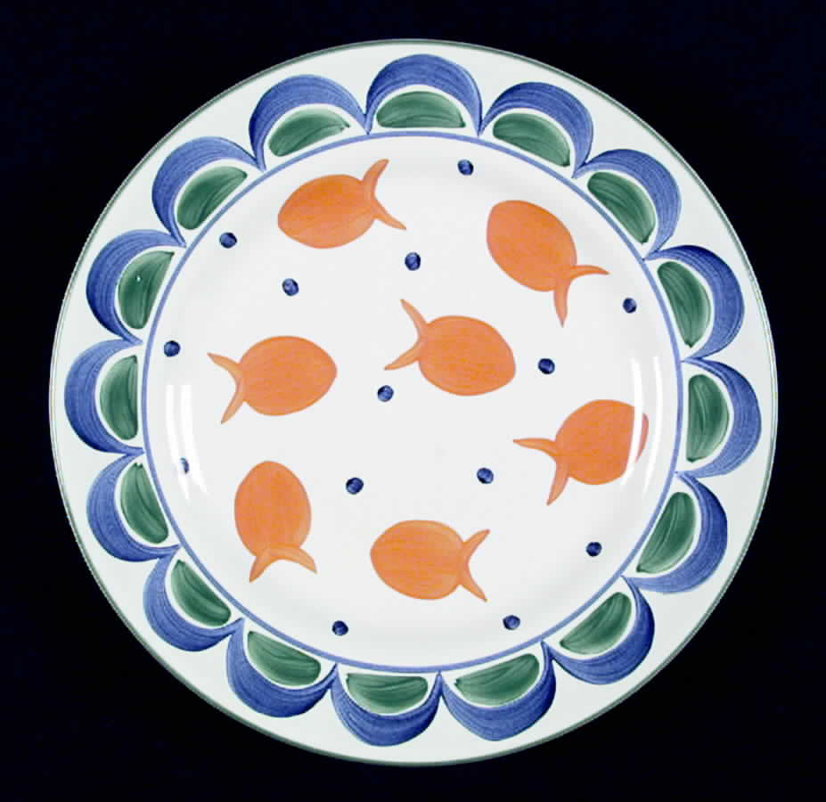 Goldfish Salad Plate by Herend Village-1