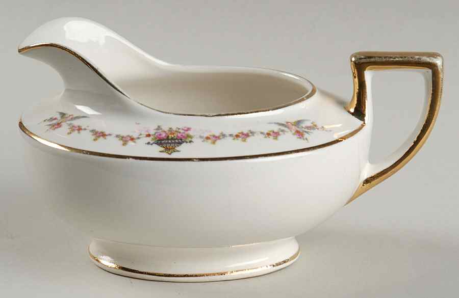 Rosewood (Decor Not On Verge) Creamer by Homer Laughlin -1
