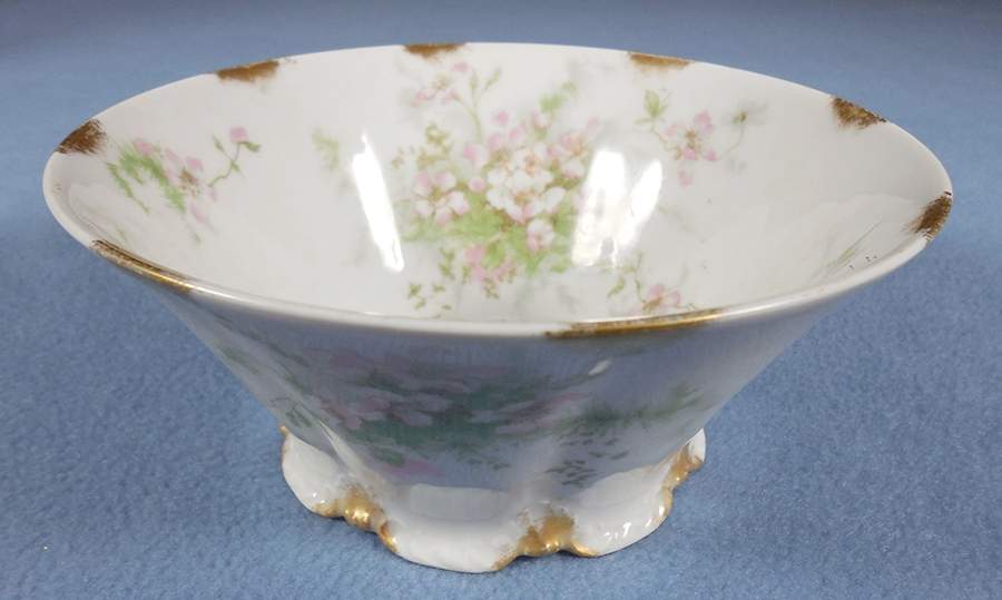 Schleiger 146G Cranberry Bowl by Haviland-1