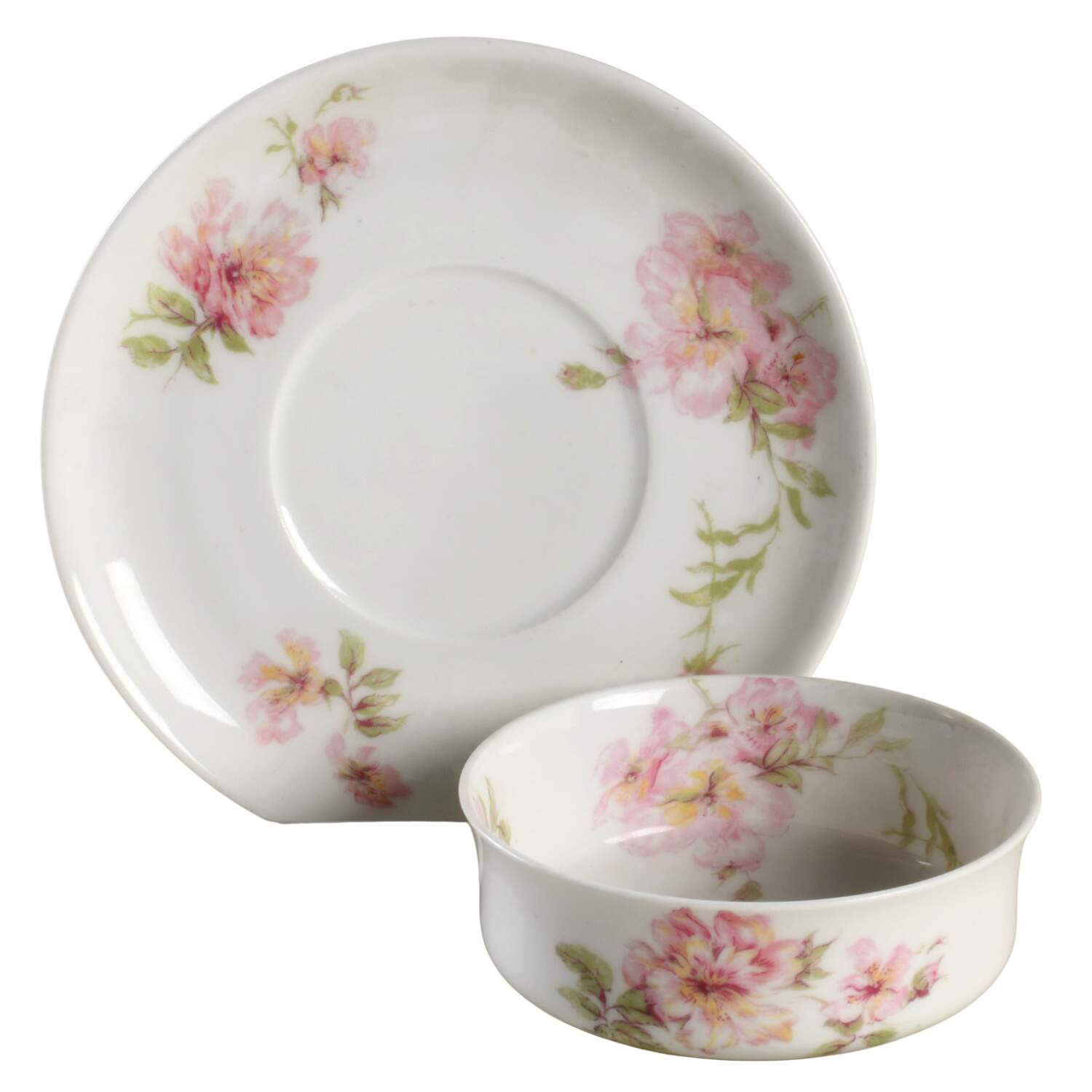 Schleiger 59e Ramekin & Saucer Set by Haviland-1