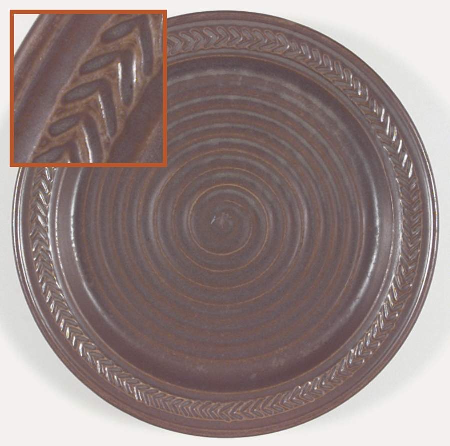 Amano Lenox Brown Dinner Plate by Hall-1