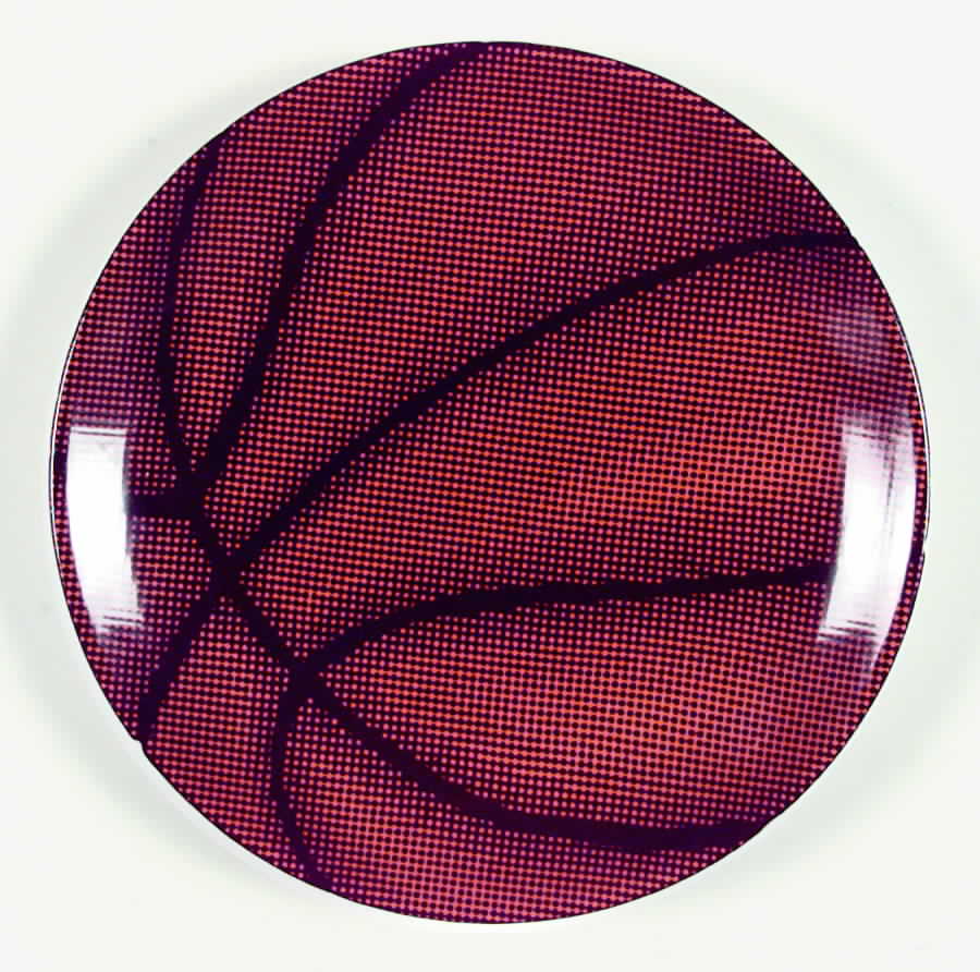 Basketball Dinner Plate by Homer Laughlin -1