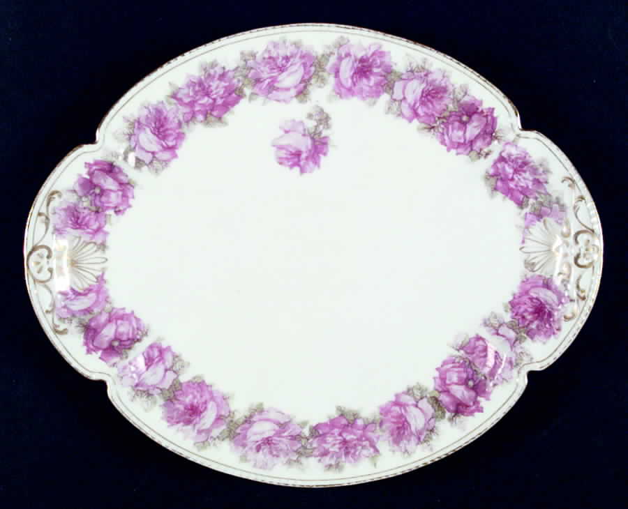 Schleiger 55-14 12" Oval Serving Platter by Haviland-1
