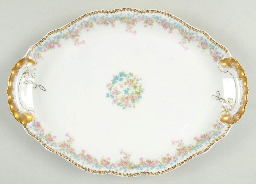 Schleiger 610b 11" Oval Serving Platter by Haviland-1