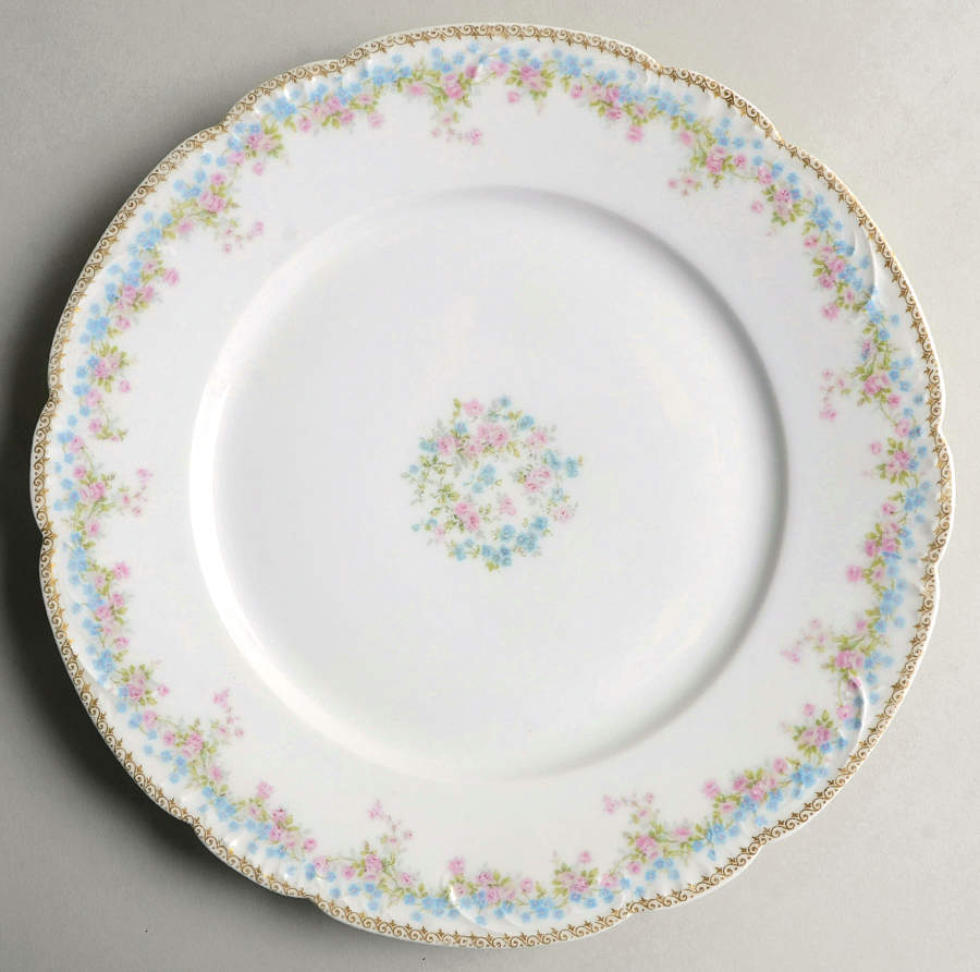 Schleiger 610b Dinner Plate by Haviland-1