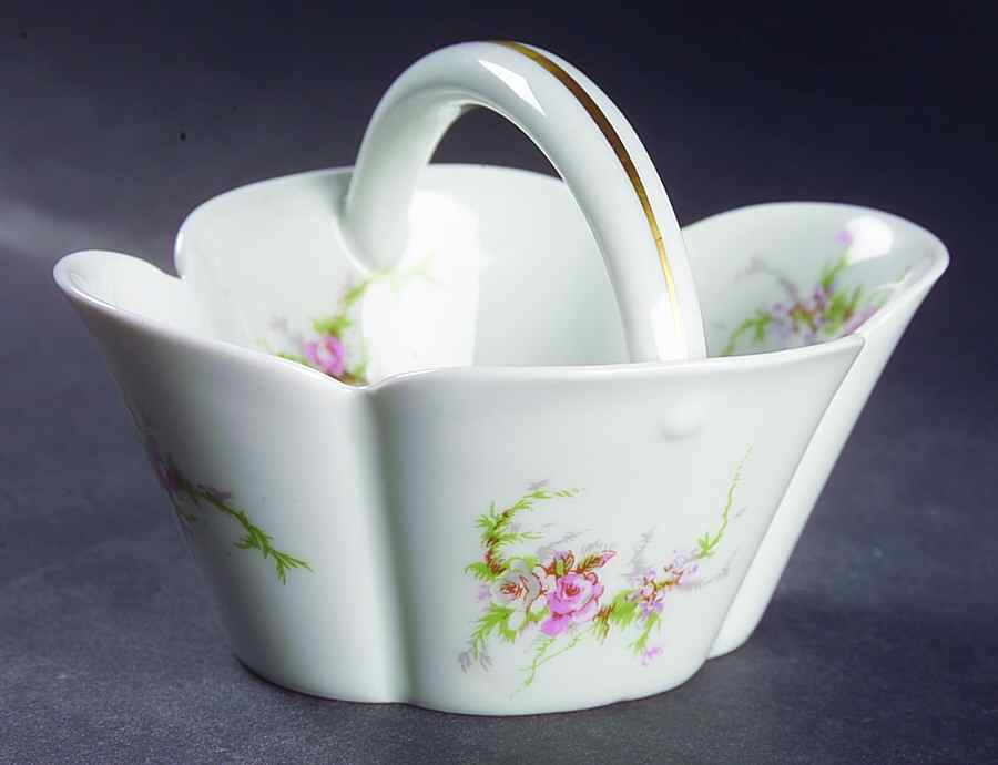 Rosalinde (France, No Trim) Small Basket by Haviland-1