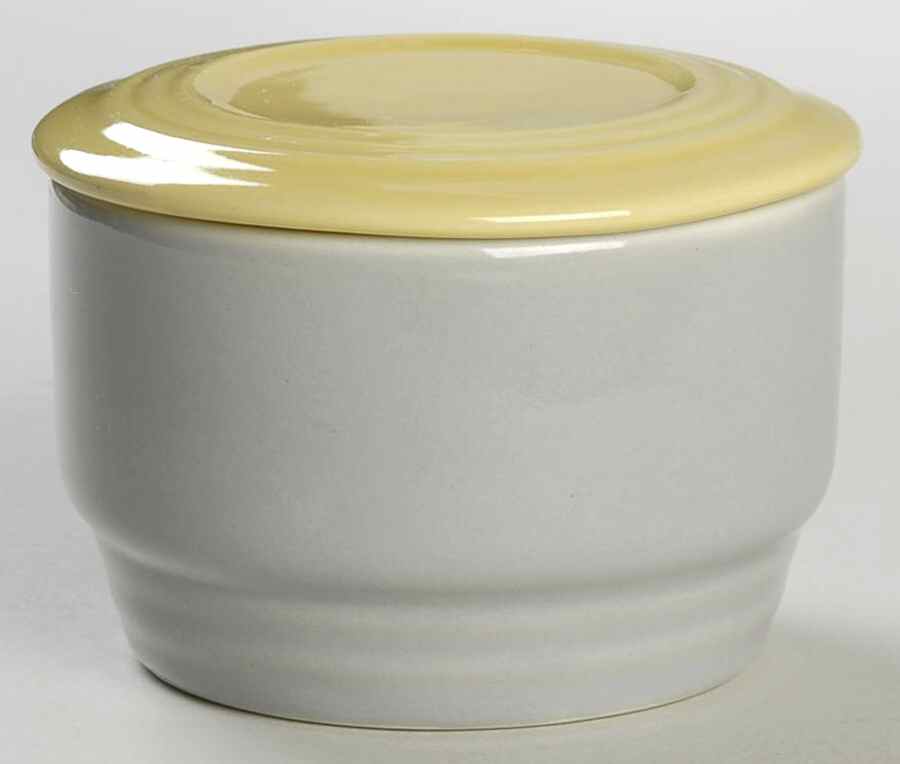 General Electric Small Refrigerator Jar & Lid by Hall-1