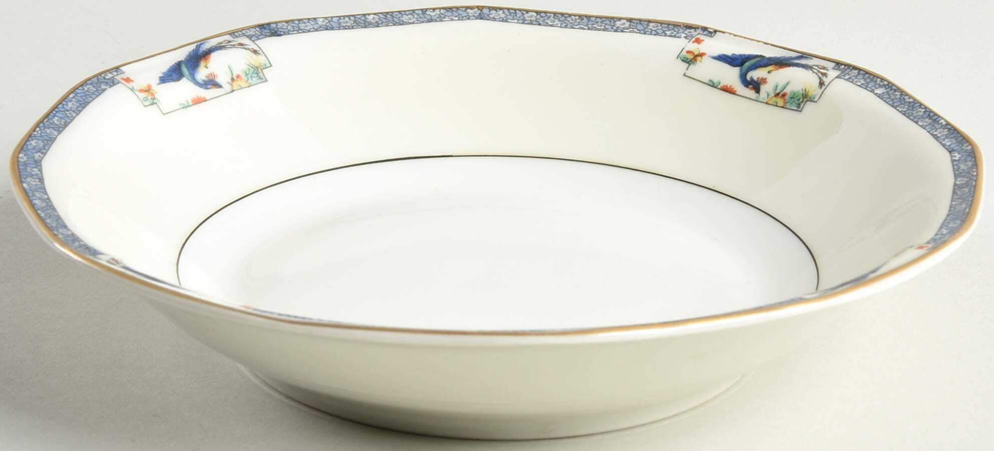 Calcutta (Cream Rim) Coupe Soup Bowl by Haviland-1