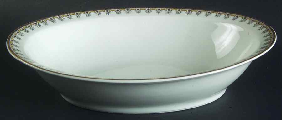 Schleiger 752-1 10" Oval Vegetable Bowl by Haviland-1